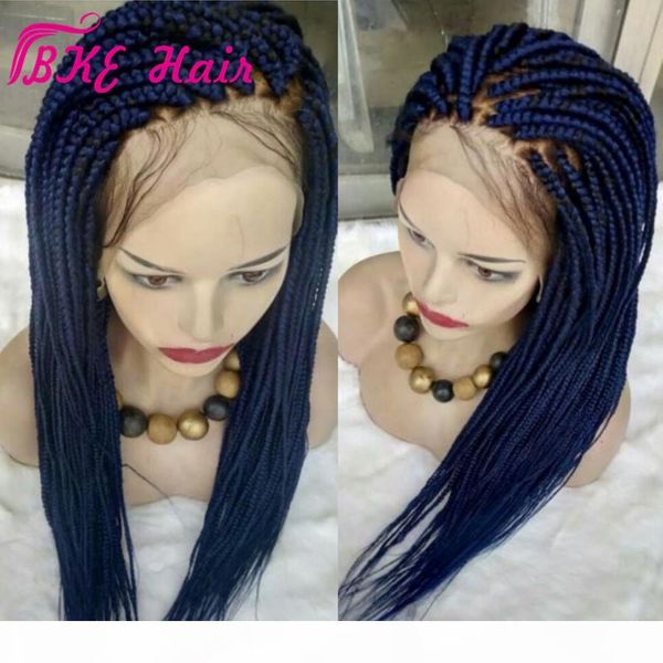 elling crochet box braids wig long blue braid wig full lace front jumbo braids wig synthetic hair for african braids, Black
elling crochet box braids wig long blue braid wig full lace front jumbo braids wig synthetic hair for african braids, Black