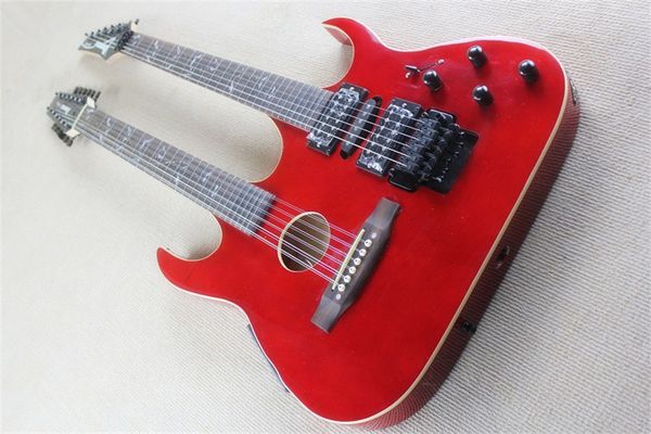 flyoung special-shaped double neck electric guitar double swing strings and hollow six can be added with matching suitcase
flyoung special-shaped double neck electric guitar double swing strings and hollow six can be added with matching suitcase