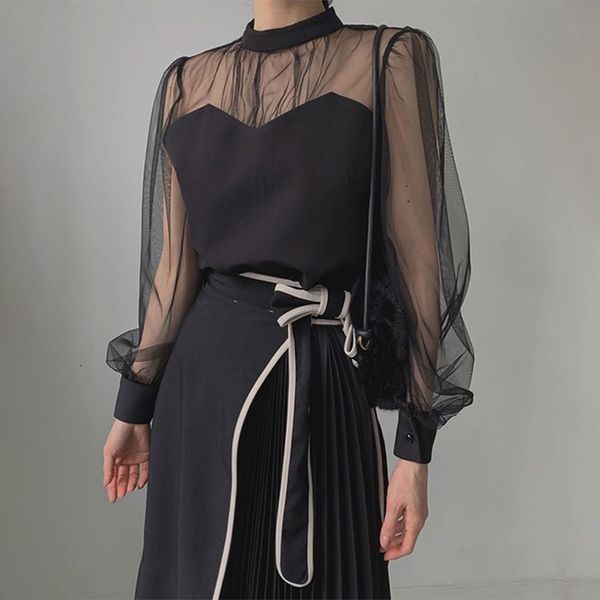 2021 new french female style 2 solid piece puff gauze sleeves waist lace up to mid-length skirts plied 01wy, Gray
2021 new french female style 2 solid piece puff gauze sleeves waist lace up to mid-length skirts plied 01wy, Gray