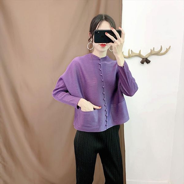 can ship fashion new spring summer women clothes pleated shirt batwing sleeve single breasted with pockets sa566, White
can ship fashion new spring summer women clothes pleated shirt batwing sleeve single breasted with pockets sa566, White