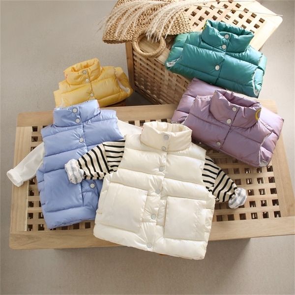 new winter children's down cotton vest girls boys&babys printing letters korean style sleeveless garment for kids clothes 201106, Camo
new winter children's down cotton vest girls boys&babys printing letters korean style sleeveless garment for kids clothes 201106, Camo