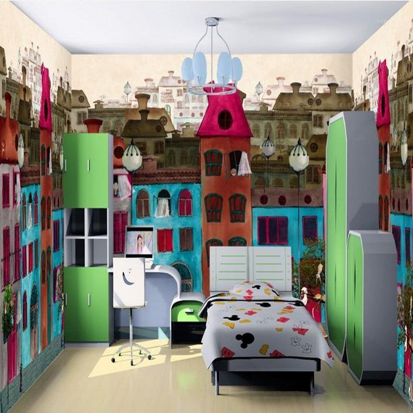 dropship wallpaper modern art hand-painted watercolor graffiti street children's room decorative wallpaper mural1
dropship wallpaper modern art hand-painted watercolor graffiti street children's room decorative wallpaper mural1