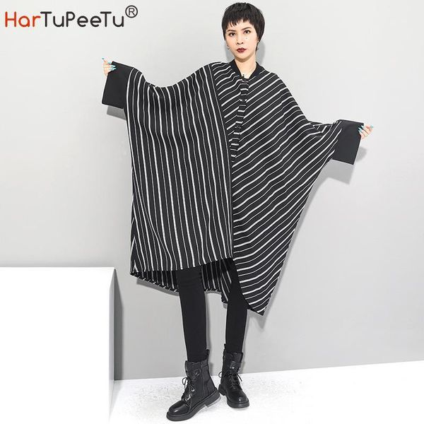 blouse dress women batwing long sleeve oversize striped midi dresses 2020 autumn loose basic buttons shirts1, Black;gray
blouse dress women batwing long sleeve oversize striped midi dresses 2020 autumn loose basic buttons shirts1, Black;gray