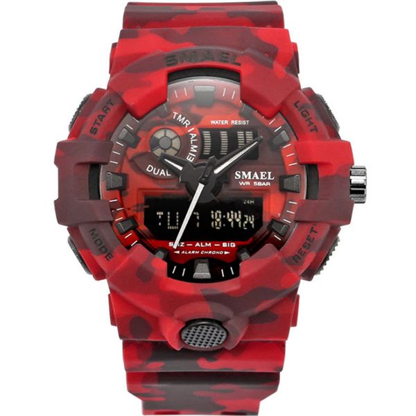 Mayforest New Camouflage Military Watch Brand Sport Watches LED Quartz Clock Men Sport Wristwatch 8001 Mens Army Watch Waterproof, Slivery;brown
Mayforest New Camouflage Military Watch Brand Sport Watches LED Quartz Clock Men Sport Wristwatch 8001 Mens Army Watch Waterproof, Slivery;brown