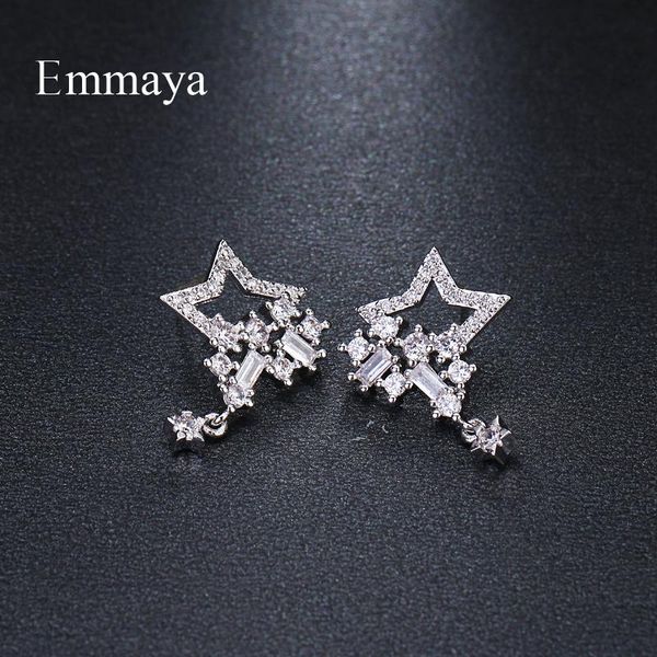 dangle & chandelier emmaya brand fashion charm cubic zircon originality two tone star jewelry earrings for woman elegance wedding party gift, Silver
dangle & chandelier emmaya brand fashion charm cubic zircon originality two tone star jewelry earrings for woman elegance wedding party gift, Silver