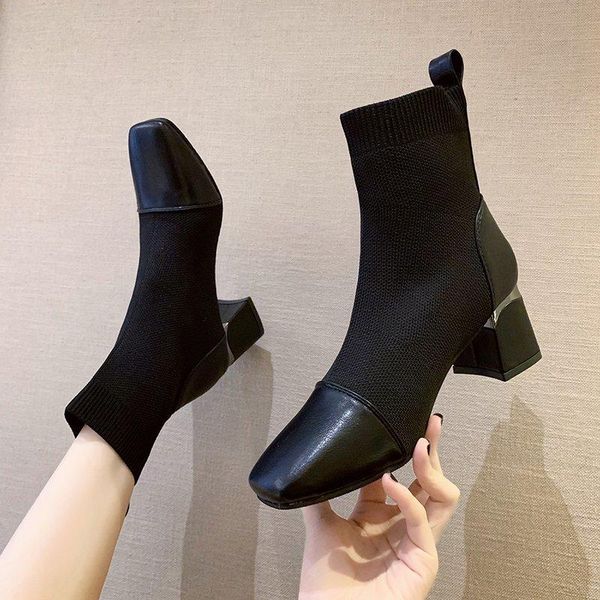 black boots winter shoes for women luxury designer boots-women high heel 2021 autumn ankle fashion stockings med rubber
black boots winter shoes for women luxury designer boots-women high heel 2021 autumn ankle fashion stockings med rubber