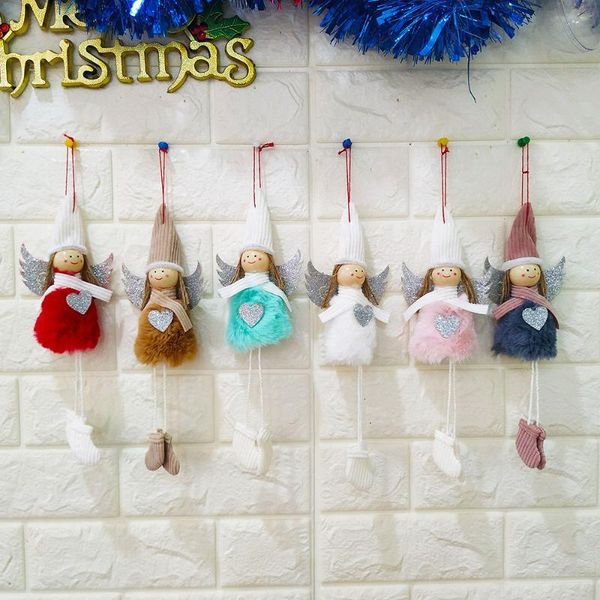 christmas pendant cute angel plush doll girl pendant tree window fence hanging new year xmas party ornament kids gift
christmas pendant cute angel plush doll girl pendant tree window fence hanging new year xmas party ornament kids gift
