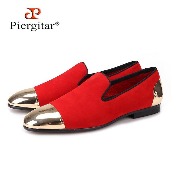 dress shoes piergitar red color velvet handmade men with gold toe and back metal fashion party banquet loafers male's flats, Black
dress shoes piergitar red color velvet handmade men with gold toe and back metal fashion party banquet loafers male's flats, Black
