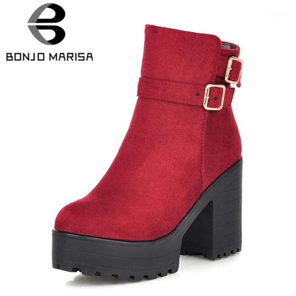 boots bonjomarisa big size 34-46 solid square high heel buckle zip platform shoes women casual autumn winter ankle boots1, Black
boots bonjomarisa big size 34-46 solid square high heel buckle zip platform shoes women casual autumn winter ankle boots1, Black