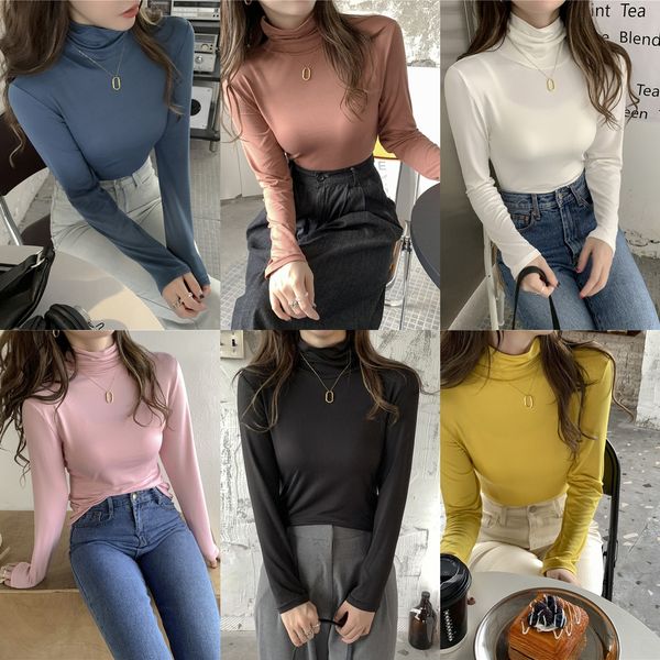 bottoming long sleeve t- women's autumn and winter shirtt-shirt shirt modal half high collar versatile 2020 new super fire with white t
bottoming long sleeve t- women's autumn and winter shirtt-shirt shirt modal half high collar versatile 2020 new super fire with white t