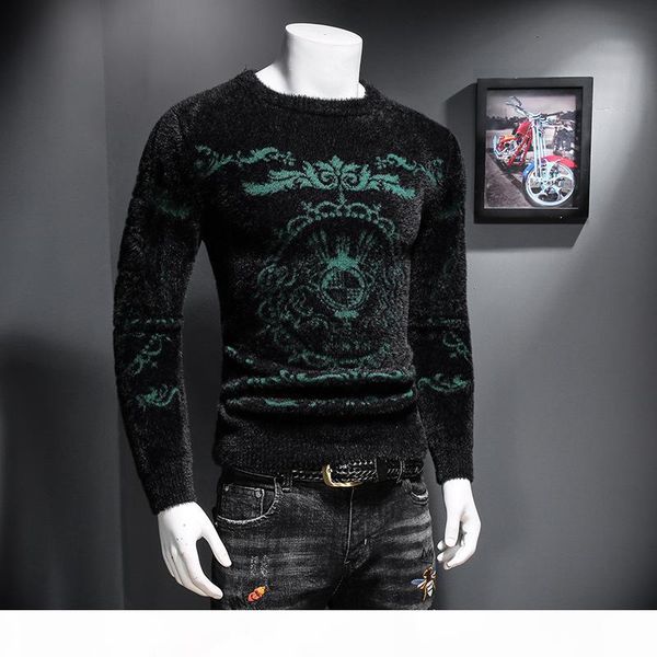 new men luxury winter classic flowers clouds embroidered casual sweaters pullover asian plug size #n109, White;black
new men luxury winter classic flowers clouds embroidered casual sweaters pullover asian plug size #n109, White;black