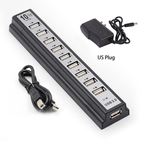 hubs usb2.0 10 port hub multi usb splitters high speed 480mbps 2.0 with eu/us power adapter for pc lapnotebook computer1
hubs usb2.0 10 port hub multi usb splitters high speed 480mbps 2.0 with eu/us power adapter for pc lapnotebook computer1