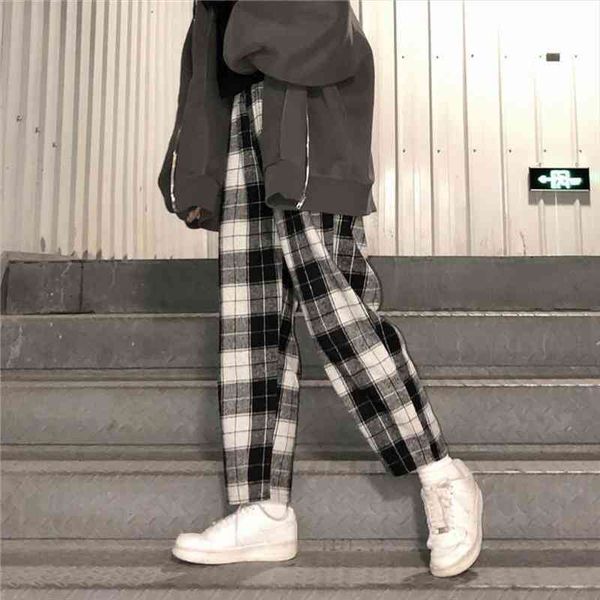 dropshipping harajuku plaid pants for women trousers streetwear woman harem pants autumn ladies causal plus size, Black;white
dropshipping harajuku plaid pants for women trousers streetwear woman harem pants autumn ladies causal plus size, Black;white