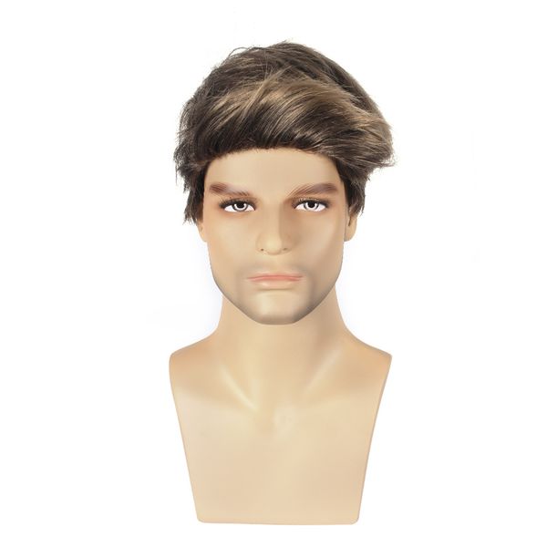 woodfestival men short wig straight mix blonde synthetic wigs heat resistant natural cosplay daily wear, Black
woodfestival men short wig straight mix blonde synthetic wigs heat resistant natural cosplay daily wear, Black