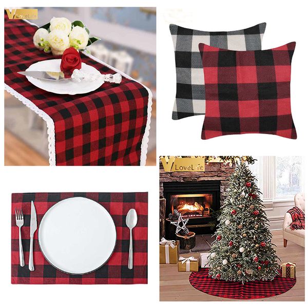 newcover tree decor red black buffalo pillow xmas decoration for home christmas plaid
newcover tree decor red black buffalo pillow xmas decoration for home christmas plaid