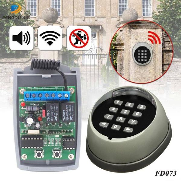 433mhz rolling code wireless numeric keypad for home gate automation door openers1