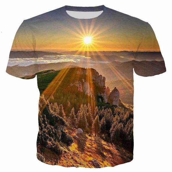 new cool sunrise sunset mountain view 3d print shirts horror harajuku plus size men clothing
new cool sunrise sunset mountain view 3d print shirts horror harajuku plus size men clothing