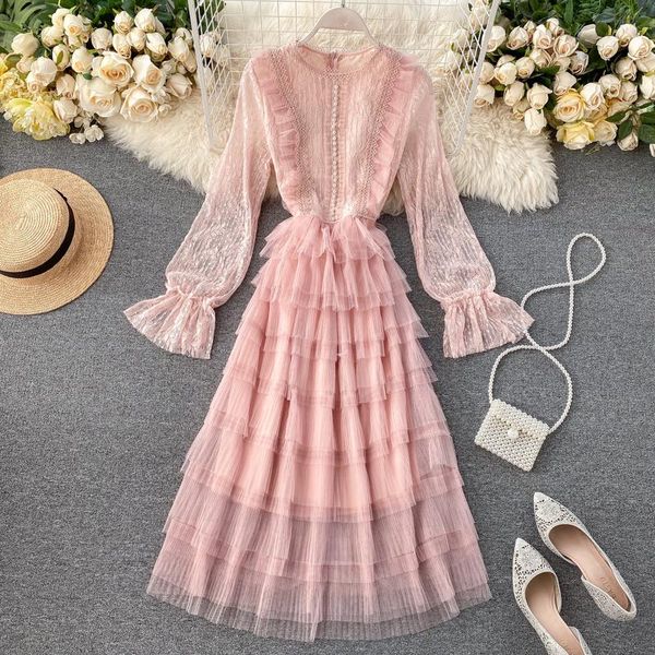casual dresses fitaylor vintage floral lace patchwork ball gown sweet women beading long puff sleeve fairy mesh dress spring vestido, Black;gray
casual dresses fitaylor vintage floral lace patchwork ball gown sweet women beading long puff sleeve fairy mesh dress spring vestido, Black;gray