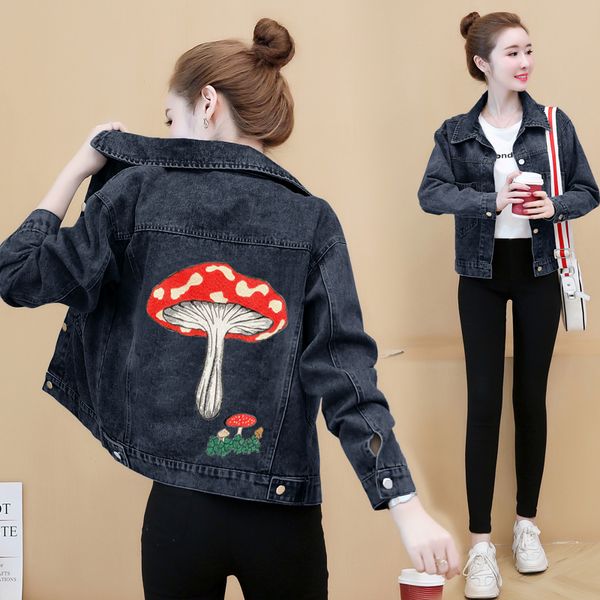 cartoon loose black embroidery denim coat oversized women's outerwear spring autumn winter clothes jackets for woman f1344x1016, Black;brown
cartoon loose black embroidery denim coat oversized women's outerwear spring autumn winter clothes jackets for woman f1344x1016, Black;brown