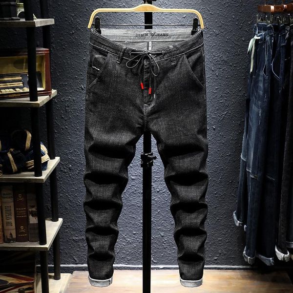 men's jeans for men black spring autumn stretch business casual skinny male pencil pants classic trousers 3098, Blue
men's jeans for men black spring autumn stretch business casual skinny male pencil pants classic trousers 3098, Blue