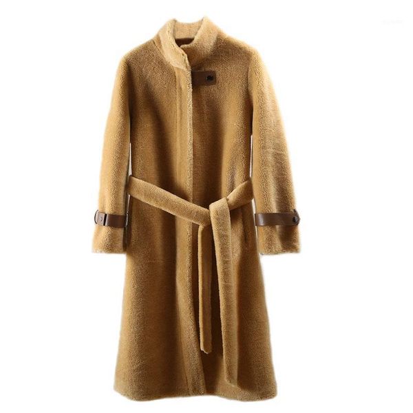 2019 female large grain sheep shearing composite fur parka new winter women real fur coat solid color 100% wool jackets1, Black
2019 female large grain sheep shearing composite fur parka new winter women real fur coat solid color 100% wool jackets1, Black