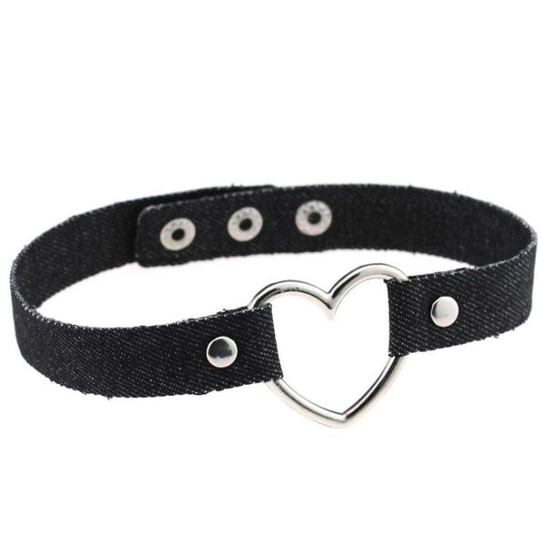 chokers simple short denim choker necklace for women gothic punk jewelry silver color heart chocker collares, Golden;silver
chokers simple short denim choker necklace for women gothic punk jewelry silver color heart chocker collares, Golden;silver