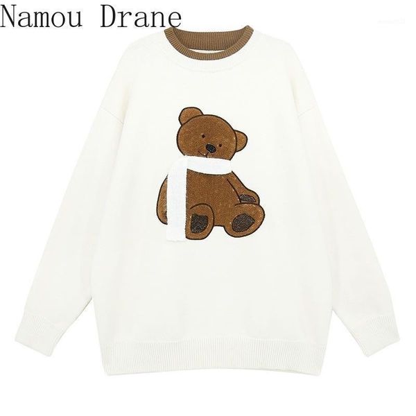 women's sweaters han edition loose ahy long sleeve knit sweater female year autumn joker round collar shirt tide1, White;black
women's sweaters han edition loose ahy long sleeve knit sweater female year autumn joker round collar shirt tide1, White;black