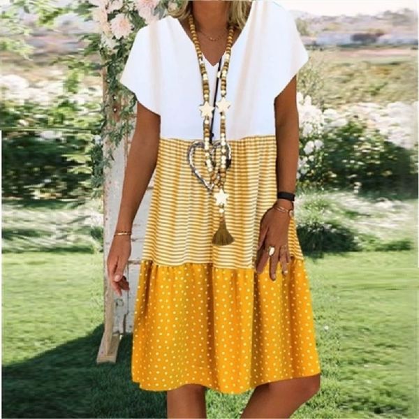 s-5xl plus size retro printed dress women summer vintage striped short sleeve a line midi dress loose-fit beach casual dresses t200603, White;black
s-5xl plus size retro printed dress women summer vintage striped short sleeve a line midi dress loose-fit beach casual dresses t200603, White;black