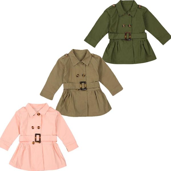focusnorm autumn winter kids girls fashion trench coat long sleeve solid button belt long length jacket outfits 3 colors, Blue;gray
focusnorm autumn winter kids girls fashion trench coat long sleeve solid button belt long length jacket outfits 3 colors, Blue;gray