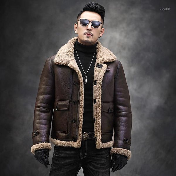 winter genuine leather jacket men natural sheep fur coat shearling motorcycle jacket raccoon fur collar rsjm1025 kj38211, Black
winter genuine leather jacket men natural sheep fur coat shearling motorcycle jacket raccoon fur collar rsjm1025 kj38211, Black