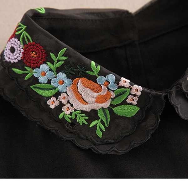 embroidery white fake collar chiffon detachable collar fake women vintage black lace ladies false blouse collar ha qylbze, Blue;red
embroidery white fake collar chiffon detachable collar fake women vintage black lace ladies false blouse collar ha qylbze, Blue;red