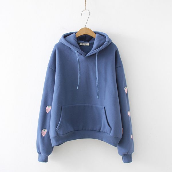 female sweat hirts embroidered strawberry hoodies girly style 2021 autumn sweatshirt pullovers hoodie kcy0, White;black
female sweat hirts embroidered strawberry hoodies girly style 2021 autumn sweatshirt pullovers hoodie kcy0, White;black