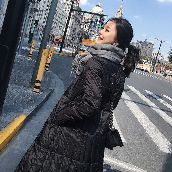 slim coat medium length thickened duck white liner winter women's down jacket hair, Black
slim coat medium length thickened duck white liner winter women's down jacket hair, Black