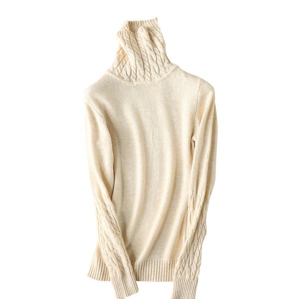 women sweater thickening warm knitting hedging merino wool cashmere sweaters high-necked new female knitwear pure cashmere 201130, White;black
women sweater thickening warm knitting hedging merino wool cashmere sweaters high-necked new female knitwear pure cashmere 201130, White;black