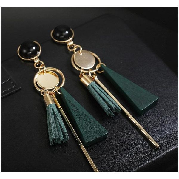 personality fashion triangle geometric wood earrings retro female tassel long women earrings jewelry 5lycv, Silver
personality fashion triangle geometric wood earrings retro female tassel long women earrings jewelry 5lycv, Silver