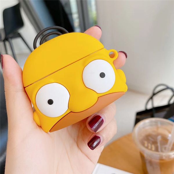 For Airpods Pro Case Luxury 3D Cute Cartoon Simpson Headphone Case Box Apple Airpods 1/2/3 Headset Protective Cover Accessories, A for airpods 1/2
For Airpods Pro Case Luxury 3D Cute Cartoon Simpson Headphone Case Box Apple Airpods 1/2/3 Headset Protective Cover Accessories, A for airpods 1/2