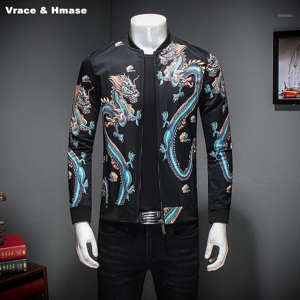 men's jackets chinese style personalized 3d dragon pattern printing fashion slim jacket autumn 2021 quality big size coat men m-5xl1, Black;brown
men's jackets chinese style personalized 3d dragon pattern printing fashion slim jacket autumn 2021 quality big size coat men m-5xl1, Black;brown