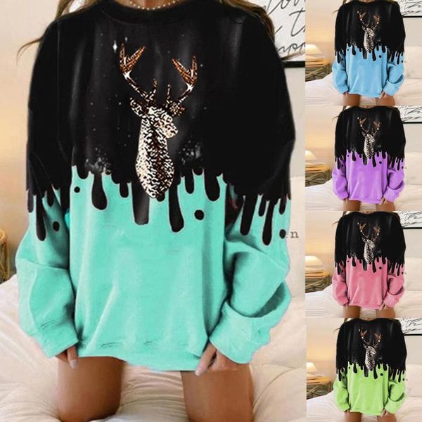 womens plus size christmas sweater woman sweaters elk print pull femme casual tie-dye pullover spring autumn women sweater, White;black
womens plus size christmas sweater woman sweaters elk print pull femme casual tie-dye pullover spring autumn women sweater, White;black