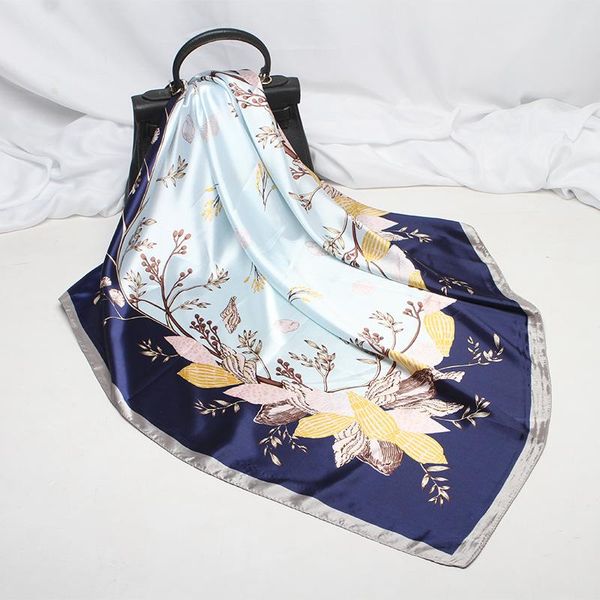 sell 90*90cm women silk foulard scarves square scarf ladies beach shawl bandanna large hijab muffler female, Blue;gray
sell 90*90cm women silk foulard scarves square scarf ladies beach shawl bandanna large hijab muffler female, Blue;gray
