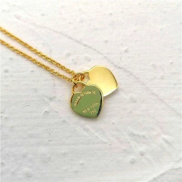 classic 925 sterling silver necklace double heart pendant women039s fashion jewelry original 11 return 210621
classic 925 sterling silver necklace double heart pendant women039s fashion jewelry original 11 return 210621