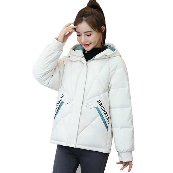 2021 new new winter jacket women clothing down cotton female thick outerwear student short warm coat plus size wqtw, Black
2021 new new winter jacket women clothing down cotton female thick outerwear student short warm coat plus size wqtw, Black