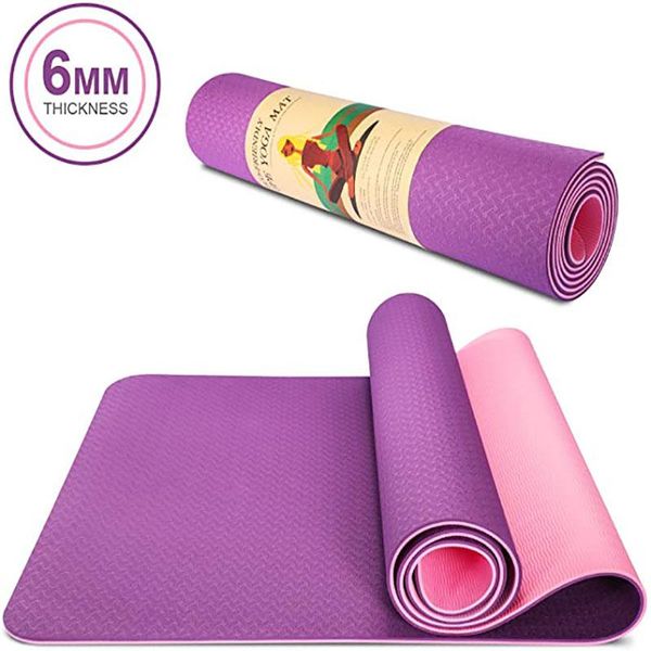 yoga mats 183x61cm tpe two-color non-slip mat sports gym home fitness exercise workout tasteless environmental good eesilience
yoga mats 183x61cm tpe two-color non-slip mat sports gym home fitness exercise workout tasteless environmental good eesilience
