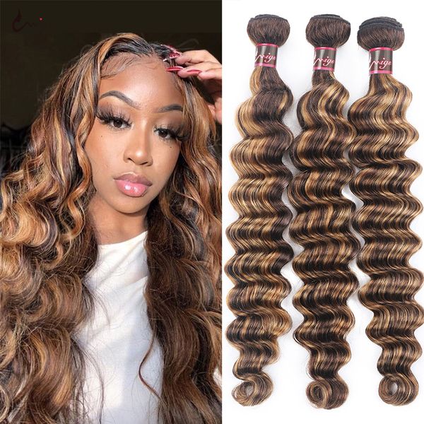 highlight loose deep human hair honey brown weave ombre braiding wave bundles brazilian p4/27 honey blonde remy extensions, Black
highlight loose deep human hair honey brown weave ombre braiding wave bundles brazilian p4/27 honey blonde remy extensions, Black