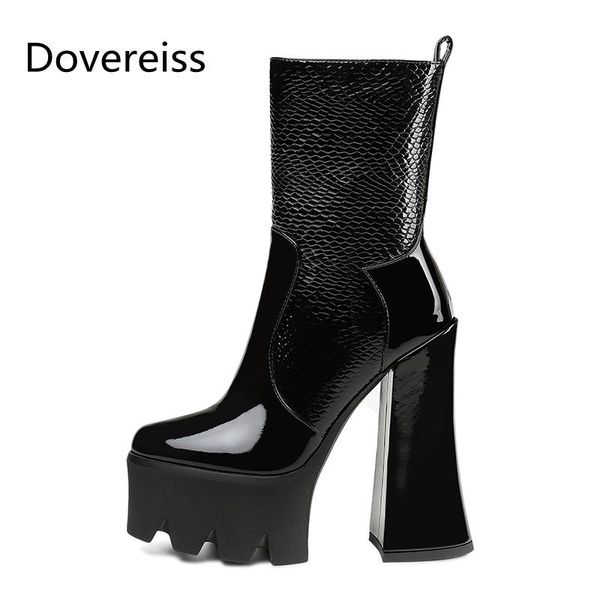 boots dovereiss fashion women's shoes winter elegant round toe burgundy concise waterproof chunky heels mature big size 43, Black
boots dovereiss fashion women's shoes winter elegant round toe burgundy concise waterproof chunky heels mature big size 43, Black