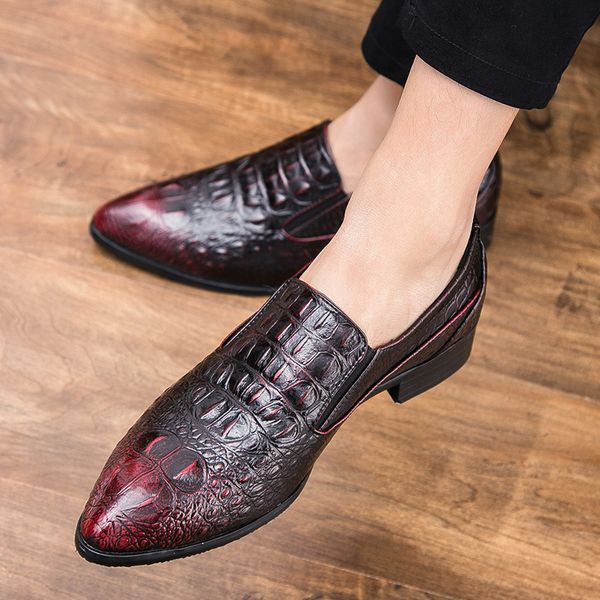 cimim brand business luxury casual crocodile leather shoes italy men hairstylist formal dress shoes comfortable office loafers, Black
cimim brand business luxury casual crocodile leather shoes italy men hairstylist formal dress shoes comfortable office loafers, Black