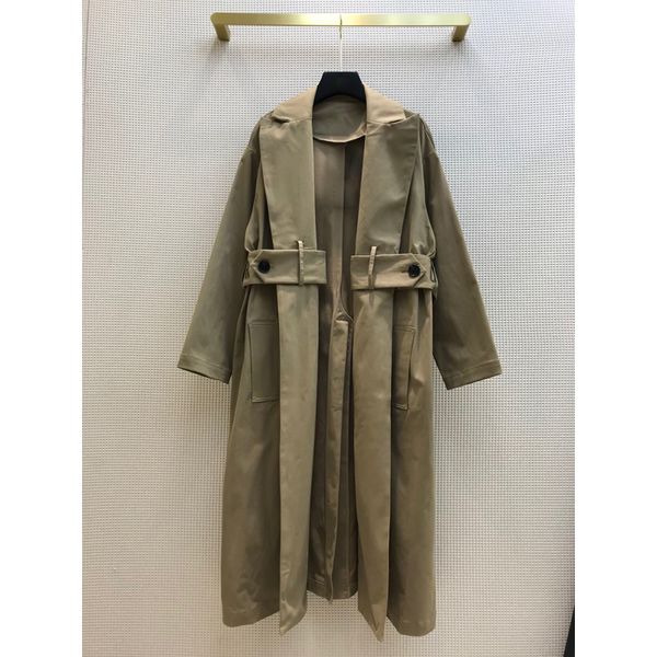 9.27 high end quality 2020 new women's runway print belt design temperament fashion back split cotton long trench coat 1031, Tan;black
9.27 high end quality 2020 new women's runway print belt design temperament fashion back split cotton long trench coat 1031, Tan;black