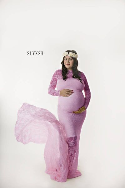 maternity dresses lace for po shoot pregnant gown shoulders pregnancy dress pography props, White
maternity dresses lace for po shoot pregnant gown shoulders pregnancy dress pography props, White