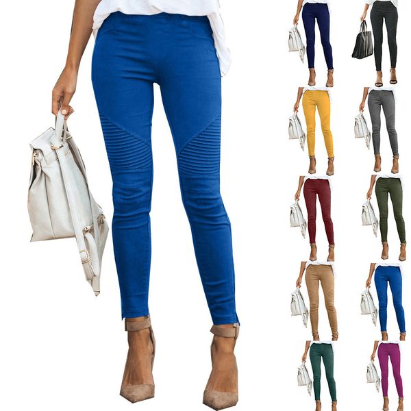 fashion women leggings casual multi-color pleated long pants slim elastic pencli pants ladies new personalise trousers fall sell, Black;white
fashion women leggings casual multi-color pleated long pants slim elastic pencli pants ladies new personalise trousers fall sell, Black;white