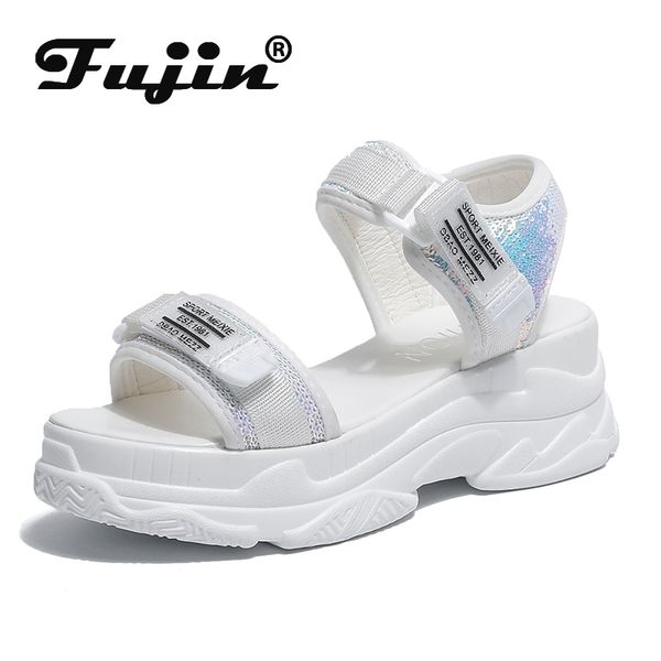 fujin high heeled sandals female summer women thick bottom shoes wedge with open toe platform shoes increased shoes y200323, Black
fujin high heeled sandals female summer women thick bottom shoes wedge with open toe platform shoes increased shoes y200323, Black
