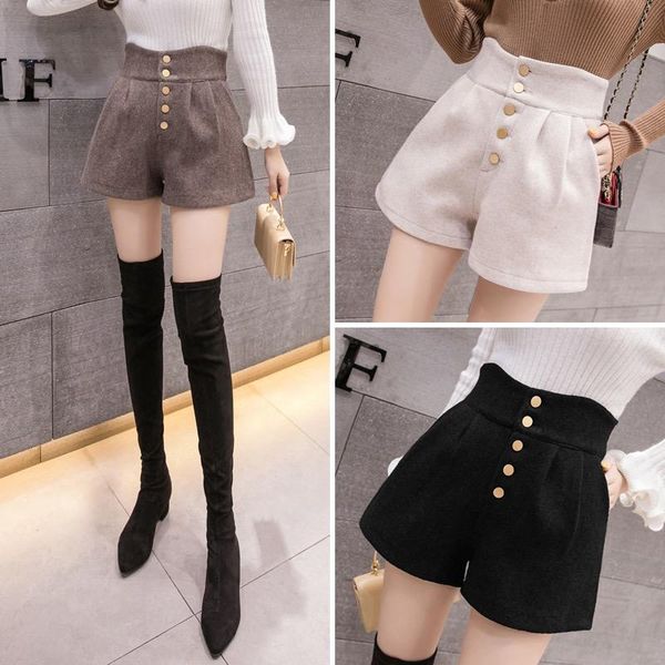 women's shorts women autumn and winter wear all-match foreign style leggings spring thin fashion thick woolen wide leg, White;black
women's shorts women autumn and winter wear all-match foreign style leggings spring thin fashion thick woolen wide leg, White;black